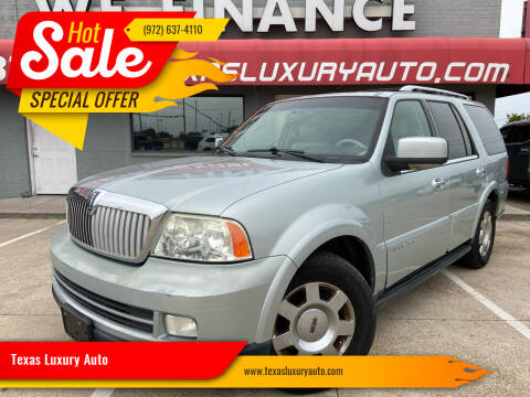2005 Lincoln Navigator for sale at Texas Luxury Auto in Cedar Hill TX