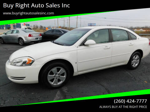 2008 Chevrolet Impala for sale at Buy Right Auto Sales Inc in Fort Wayne IN