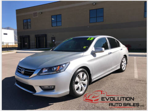 2013 Honda Accord for sale at Evolution Auto Sales LLC in Springville UT