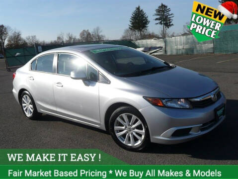 2012 Honda Civic for sale at Shamrock Motors in East Windsor CT