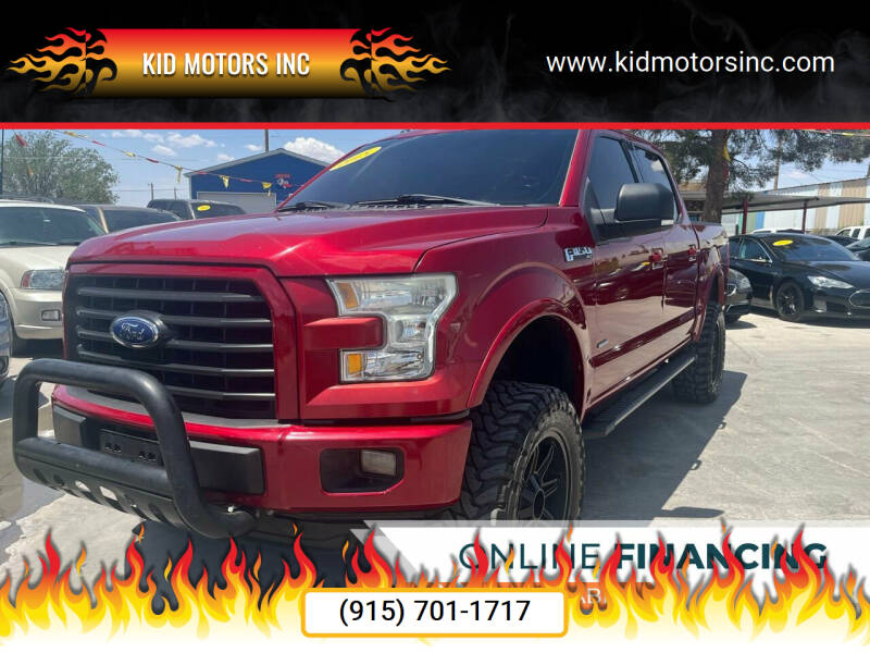 2015 Ford F-150 for sale at Kid Motors Inc in El Paso TX