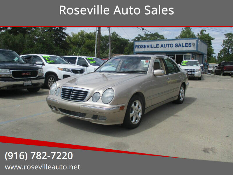 2002 Mercedes-Benz E-Class for sale at Roseville Auto Sales in Roseville CA