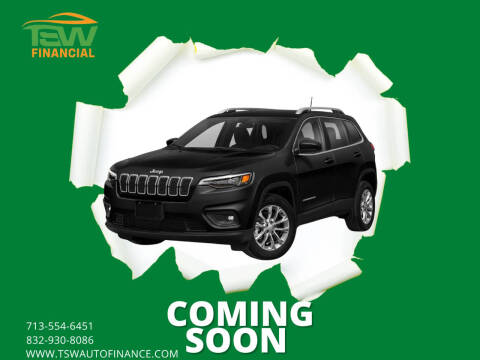 2019 Jeep Cherokee for sale at TSW Financial, LLC. in Houston TX