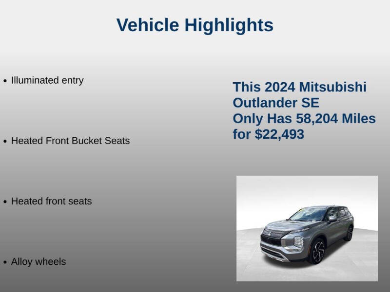 2024 Mitsubishi Outlander SE