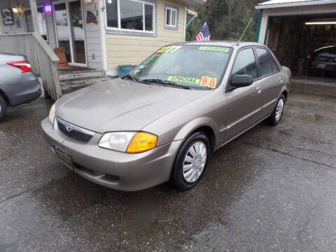 1999 Mazda Protege for sale at Gold Key Motors in Centralia WA