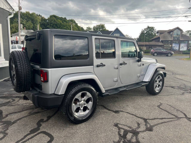 2016 Jeep Wrangler Unlimited for sale at James Motors Inc. in East Longmeadow, MA