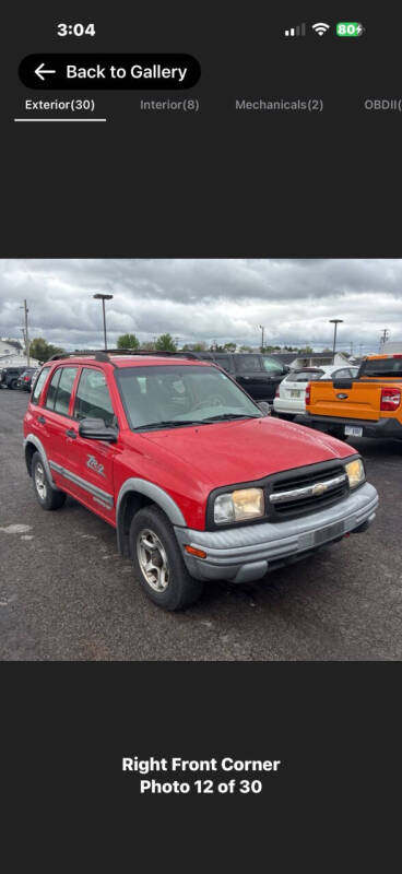 2001 Chevrolet Tracker ZR2