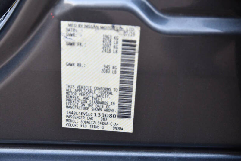 2020 Nissan Altima 2.5 SL