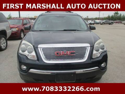 2008 GMC Acadia for sale at First Marshall Auto Auction in Harvey IL