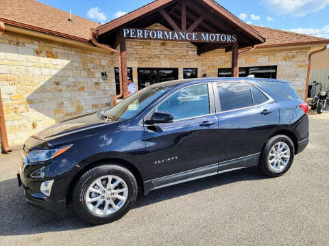 2021 Chevrolet Equinox for sale at Performance Motors Killeen Second Chance in Killeen TX