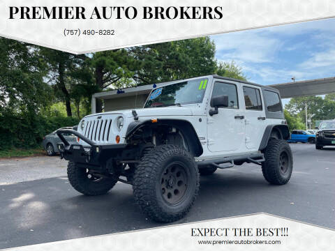 2011 Jeep Wrangler Unlimited for sale at Premier Auto Brokers in Virginia Beach VA