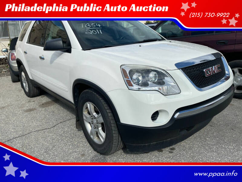 2011 GMC Acadia for sale at Philadelphia Public Auto Auction in Philadelphia PA