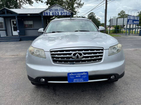2008 Infiniti FX35 for sale at QUALITY PREOWNED AUTO in Houston TX