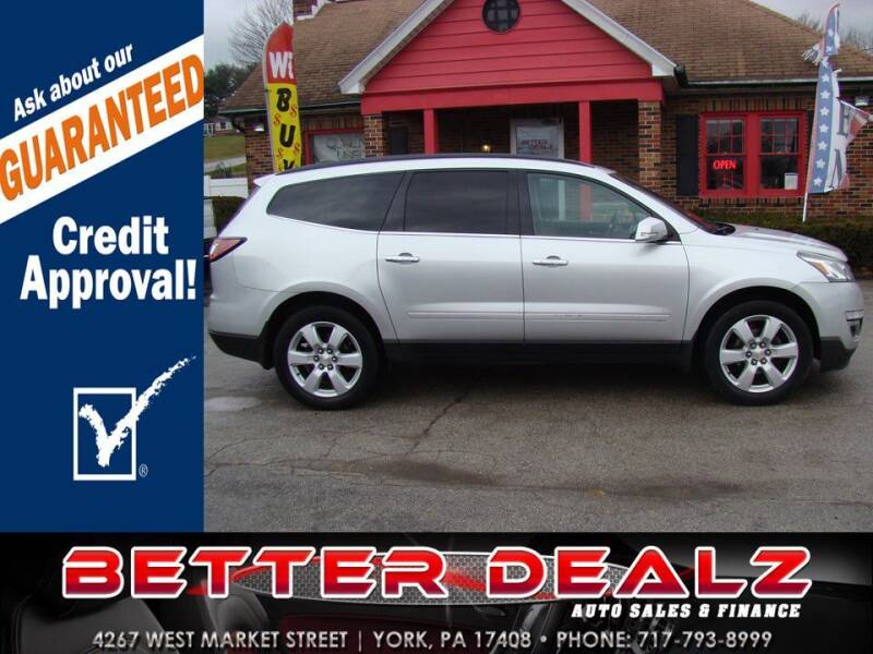 2016 Chevrolet Traverse for sale at Better Dealz Auto Sales & Finance in York PA