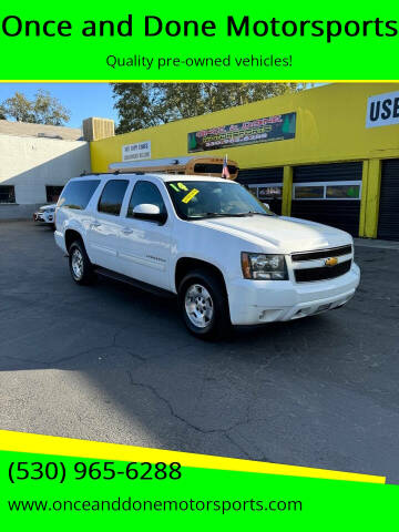 2014 Chevrolet Suburban for sale at Once and Done Motorsports in Chico CA
