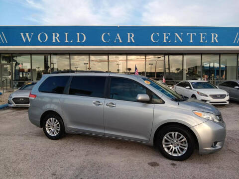 2012 Toyota Sienna for sale at WORLD CAR CENTER & FINANCING LLC in Kissimmee FL