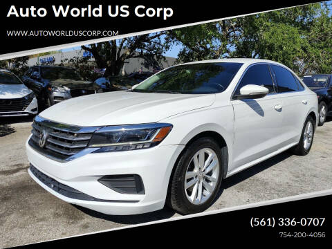 2020 Volkswagen Passat for sale at Auto World US Corp in Plantation FL