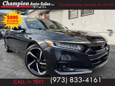 2021 Honda Accord for sale at Champion Auto Sales LLC in Newark NJ