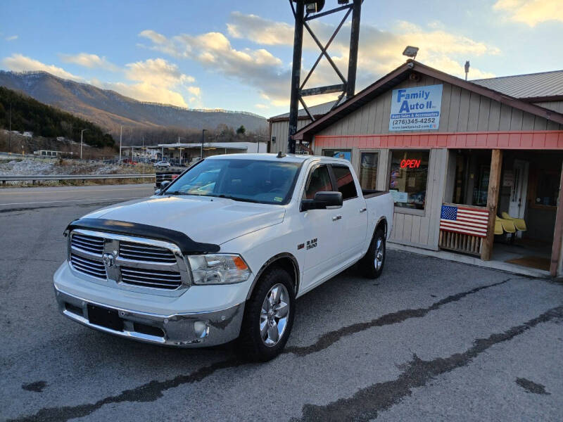 2016 RAM 1500 for sale at FAMILY AUTO II in Pounding Mill VA