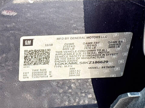 2019 GMC Acadia SLT-1