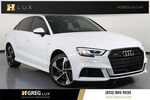 2020 Audi A3 for sale at HGREG LUX EXCLUSIVE MOTORCARS in Pompano Beach FL
