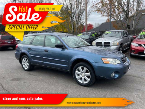 2006 Subaru Outback for sale at steve and sons auto sales - Steve & Sons Auto Sales 2 in Portland OR