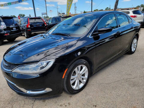 2016 Chrysler 200 for sale at Zor Ros Motors Inc. in Melrose Park IL