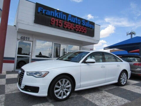 2016 Audi A6 for sale at Franklin Auto Sales in El Paso TX