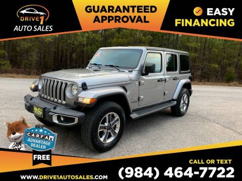 2018 Jeep Wrangler Unlimited for sale at Drive 1 Auto Sales in Wake Forest NC
