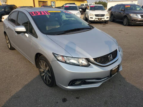 2015 Honda Civic for sale at BELOW BOOK AUTO SALES in Idaho Falls ID
