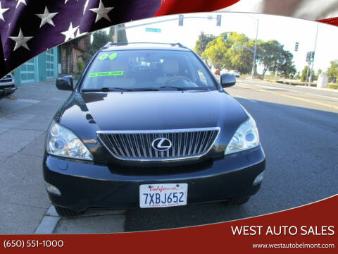 2004 Lexus RX 330 for sale at West Auto Sales in Belmont CA