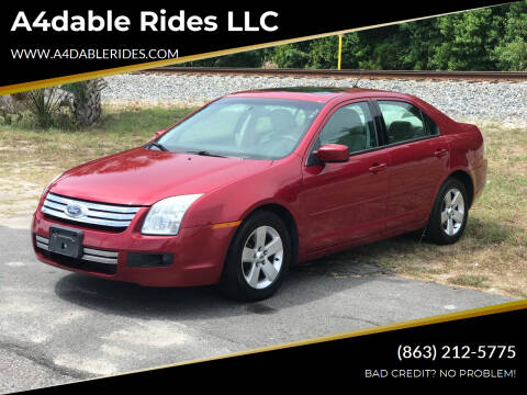 2009 Ford Fusion for sale at A4dable Rides LLC in Haines City FL