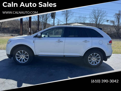 2012 Lincoln MKX for sale at Caln Auto Sales in Coatesville PA