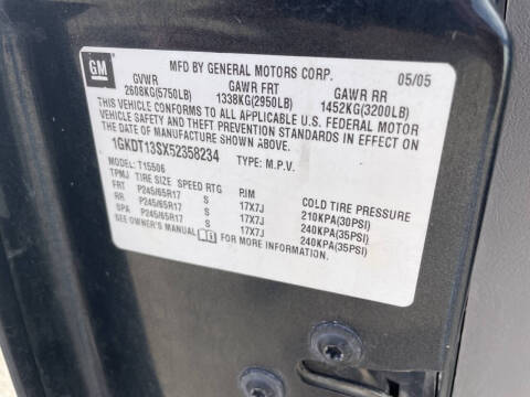 2005 GMC Envoy SLE