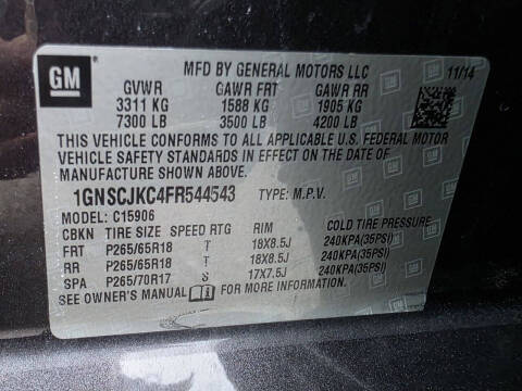 2015 Chevrolet Suburban LT