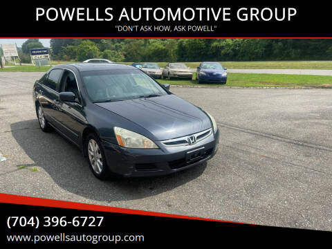 2006 Honda Accord for sale at POWELLS AUTOMOTIVE GROUP in Gastonia NC