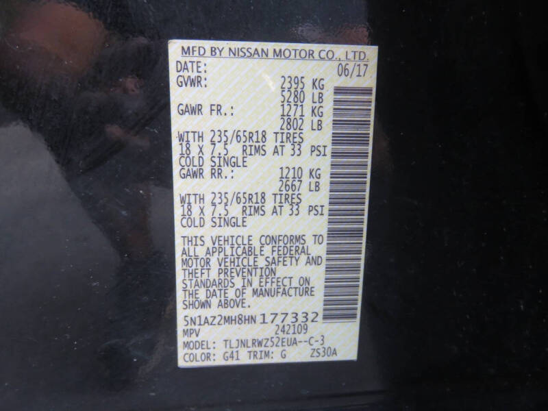 2017 Nissan Murano SL