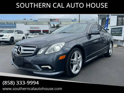 2011 Mercedes-Benz E-Class for sale at SOUTHERN CAL AUTO HOUSE Co 2 in San Diego CA