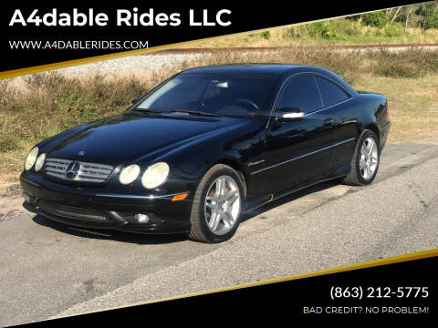 2003 Mercedes-Benz CL-Class for sale at A4dable Rides LLC in Haines City FL