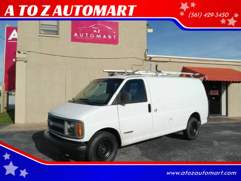 2001 Chevrolet Chevy Van for sale at A TO Z  AUTOMART in West Palm Beach FL