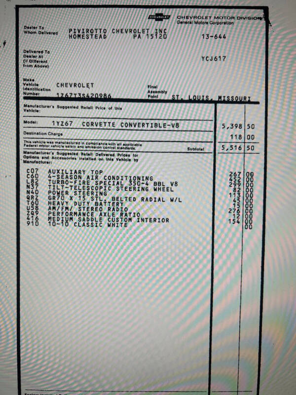 1973 Chevrolet Corvette