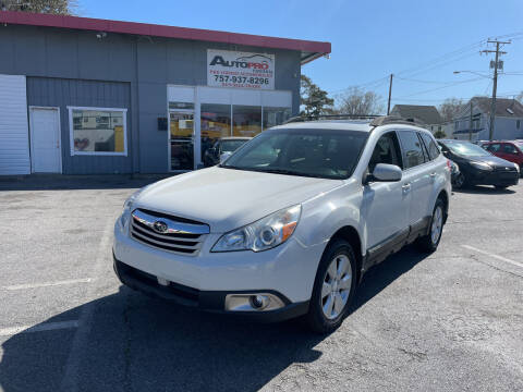 2011 Subaru Outback for sale at AutoPro Virginia LLC in Virginia Beach VA