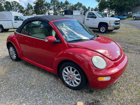 2005 Volkswagen New Beetle Convertible for sale at Hillside Motors Inc. in Hickory NC