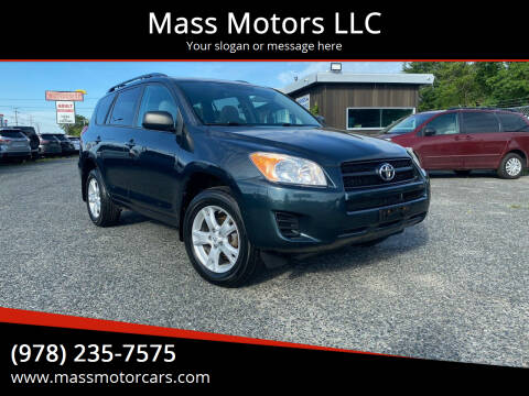 2012 Toyota RAV4 for sale at Mass Motors LLC in Worcester MA