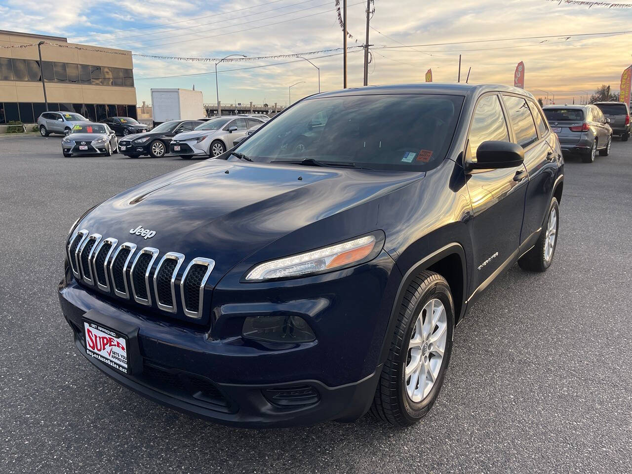 2015 Jeep Cherokee for sale at Super Auto Sales Modesto in Modesto, CA