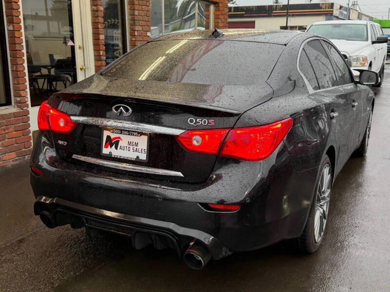 2017 Infiniti Q50 Red Sport 400
