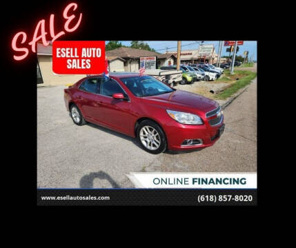 2013 Chevrolet Malibu for sale at ESELL AUTO SALES in Cahokia IL