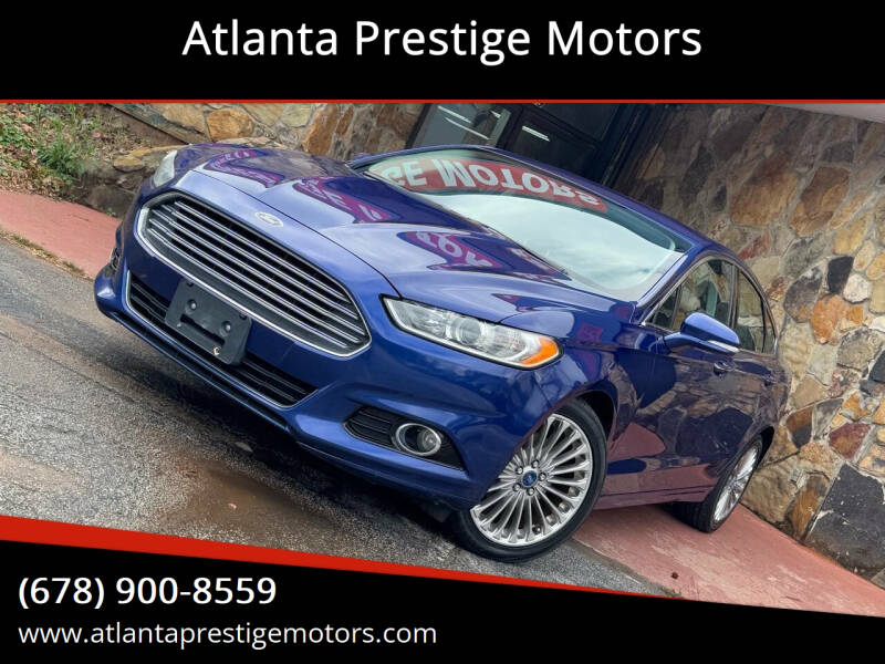 2013 Ford Fusion for sale at Atlanta Prestige Motors in Decatur GA