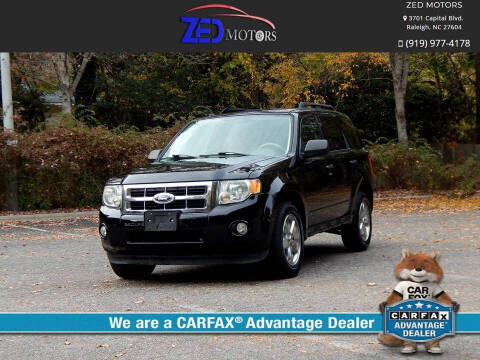 2012 Ford Escape for sale at Zed Motors in Raleigh NC