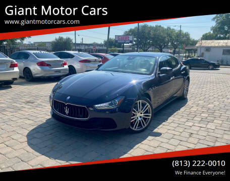 2017 Maserati Ghibli for sale at Giant Motor Cars in Tampa FL